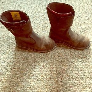 Women’s CAT Steel Toe Work Boots SZ 9